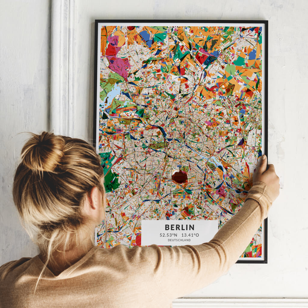 City-Map Berlin im Stil Kandinsky City-Map Berlin im Stil Kandinsky