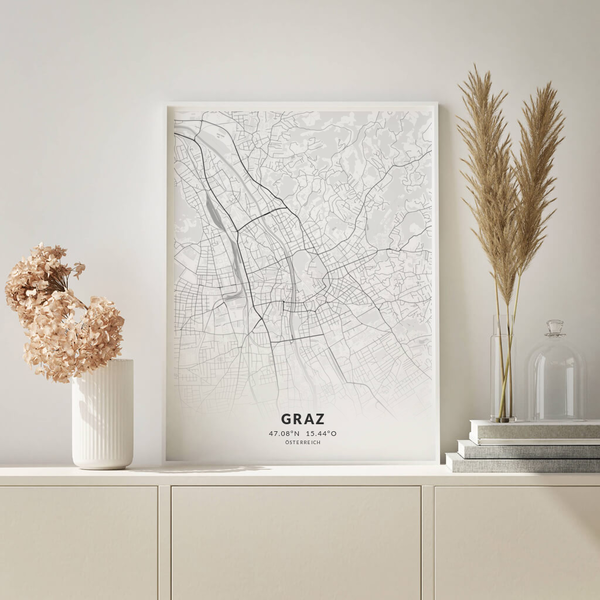 City-Map Graz im Stil Elegant