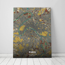 Leinwand von Paris im Stil Herbst