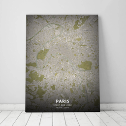 Leinwand von Paris im Stil Vintage