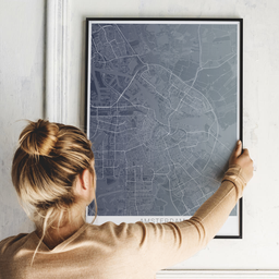 Poster von Amsterdam im Stil Titan