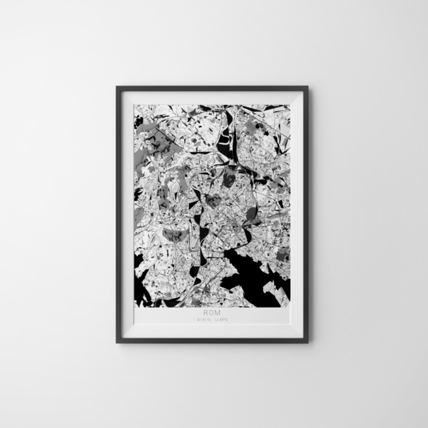 City-Map Rom im Stil Kandinsky City-Map Rom im Stil Kandinsky