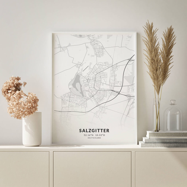 City-Map Salzgitter im Stil Elegant