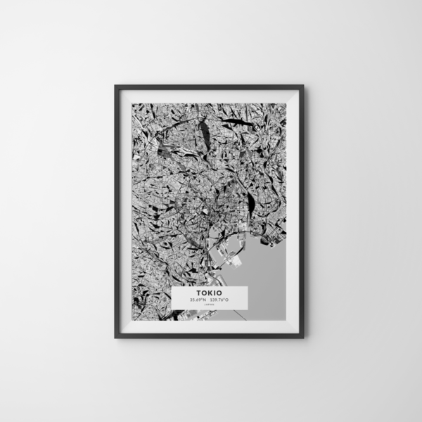City-Map Tokio im Stil Kandinsky City-Map Tokio im Stil Kandinsky