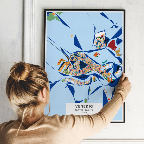 City-Map Venedig im Stil Kandinsky City-Map Venedig im Stil Kandinsky
