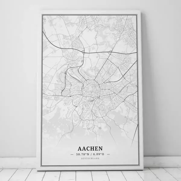 Zeige Deine Liebe zu Aachen mit dieser Designer-Leinwand.