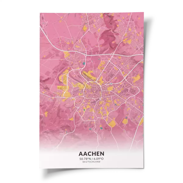 Das perfekte Poster für jeden Aachen-Liebhaber.