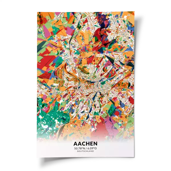 Das perfekte Poster für jeden Aachen-Liebhaber.