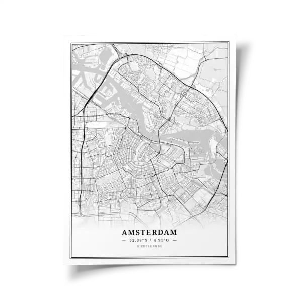 Das perfekte Poster für jeden Amsterdam-Liebhaber.