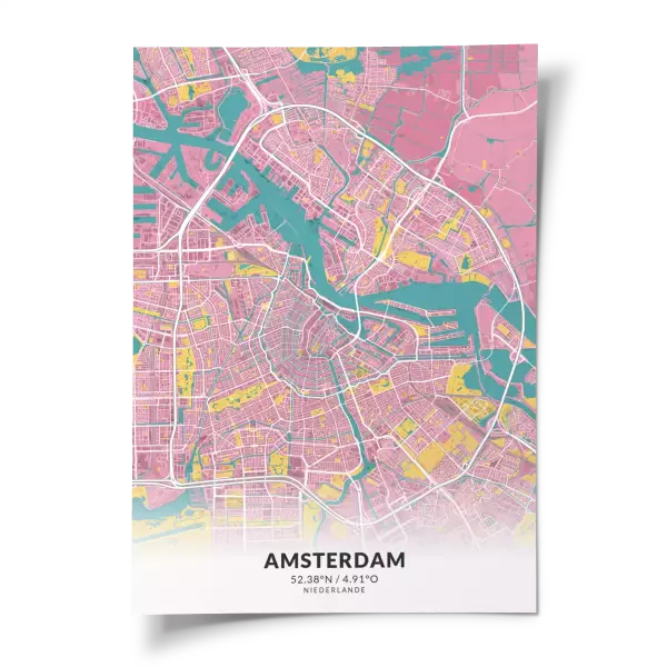 Das perfekte Poster für jeden Amsterdam-Liebhaber.