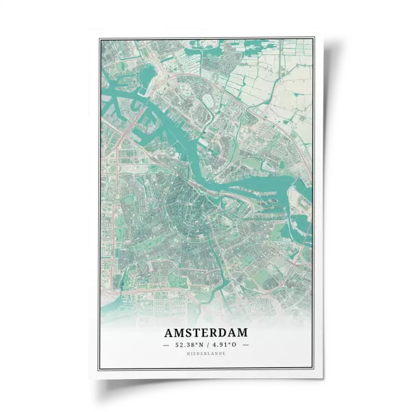 Das perfekte Poster für jeden Amsterdam-Liebhaber.