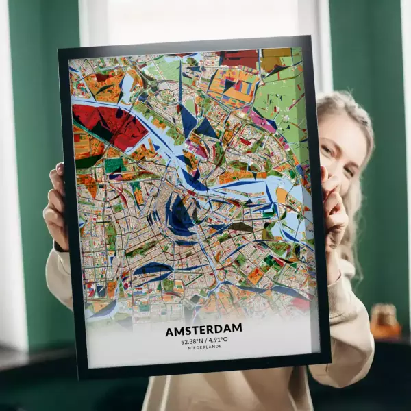 Amsterdam im Stil Kandinsky
