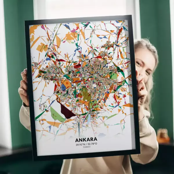 Ankara im Stil Kandinsky