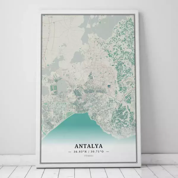 Zeige Deine Liebe zu Antalya mit dieser Designer-Leinwand.