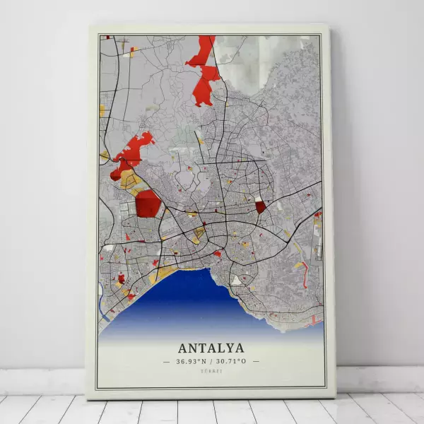 Zeige Deine Liebe zu Antalya mit dieser Designer-Leinwand.