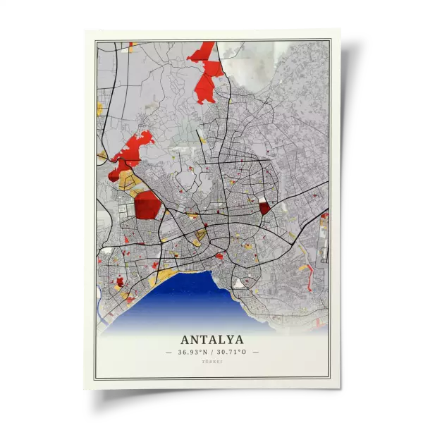 Das perfekte Poster für jeden Antalya-Liebhaber.