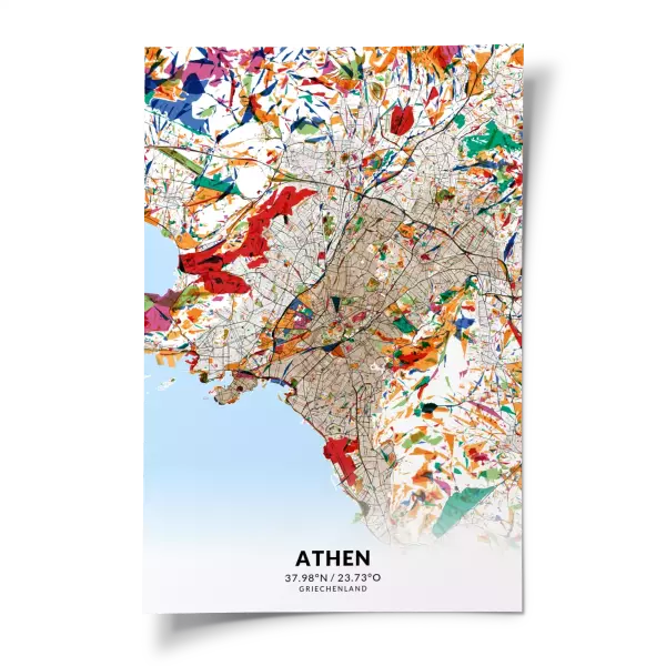 Das perfekte Poster für jeden Athen-Liebhaber.