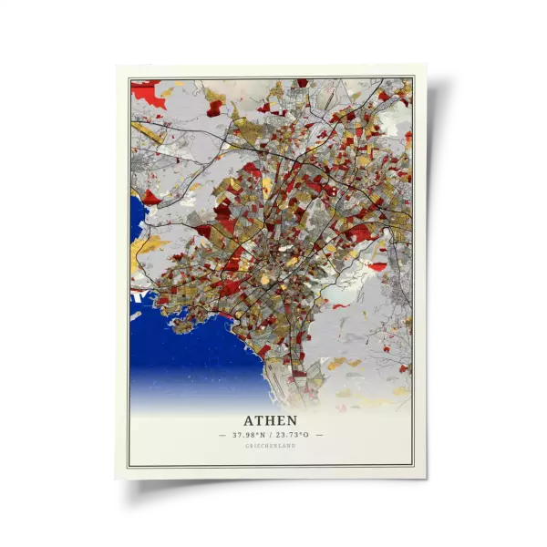 Das perfekte Poster für jeden Athen-Liebhaber.