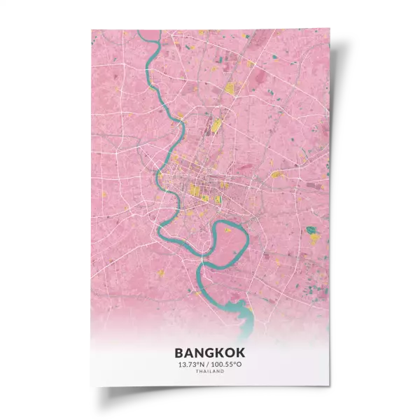 Das perfekte Poster für jeden Bangkok-Liebhaber.
