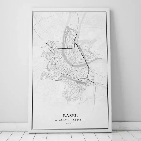 Zeige Deine Liebe zu Basel mit dieser Designer-Leinwand.