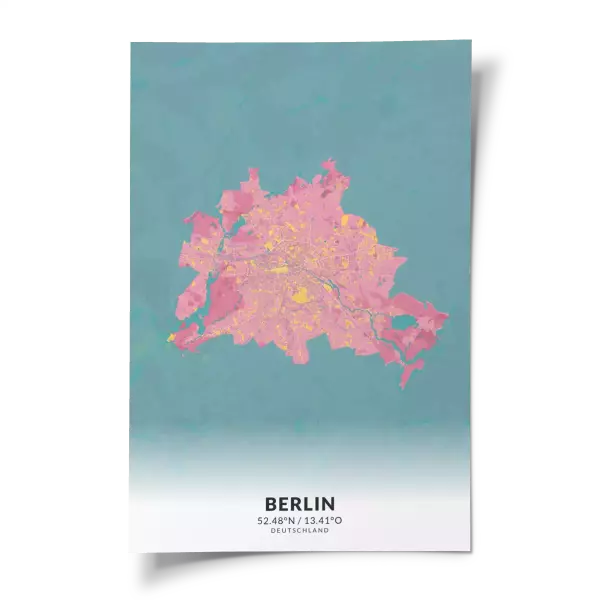 Das perfekte Poster für jeden Berlin-Liebhaber.