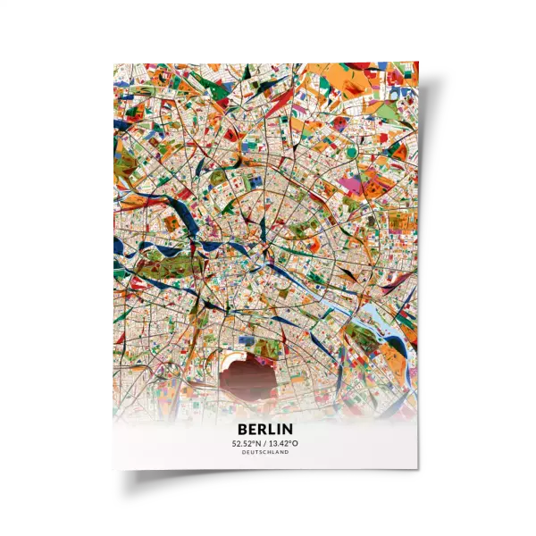 Das perfekte Poster für jeden Berlin-Liebhaber.