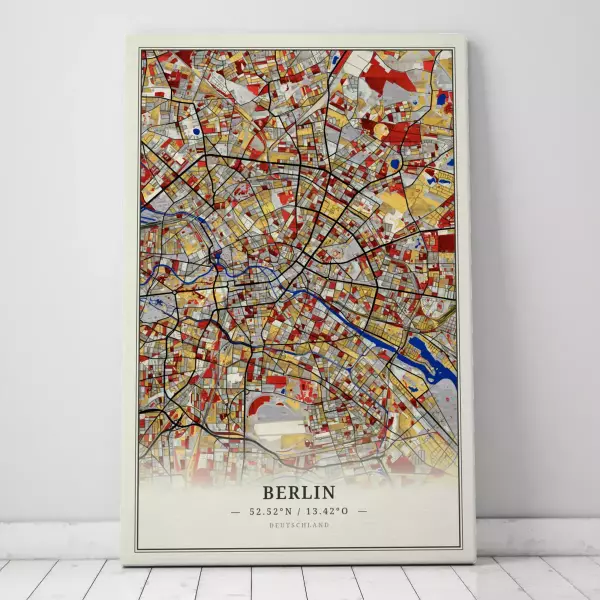 Zeige Deine Liebe zu Berlin mit dieser Designer-Leinwand.
