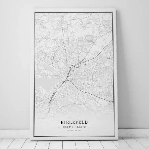 Zeige Deine Liebe zu Bielefeld mit dieser Designer-Leinwand.