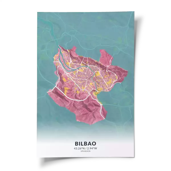 Das perfekte Poster für jeden Bilbao-Liebhaber.
