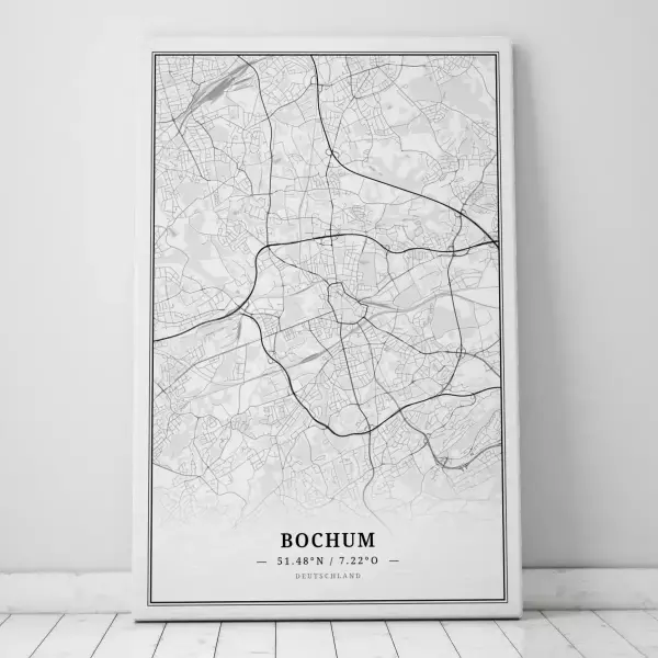 Zeige Deine Liebe zu Bochum mit dieser Designer-Leinwand.