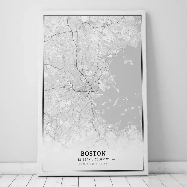 Zeige Deine Liebe zu Boston mit dieser Designer-Leinwand.