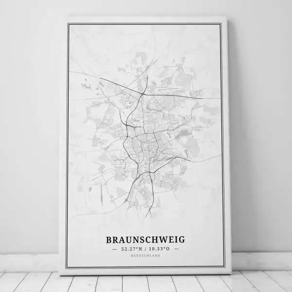 Zeige Deine Liebe zu Braunschweig mit dieser Designer-Leinwand.