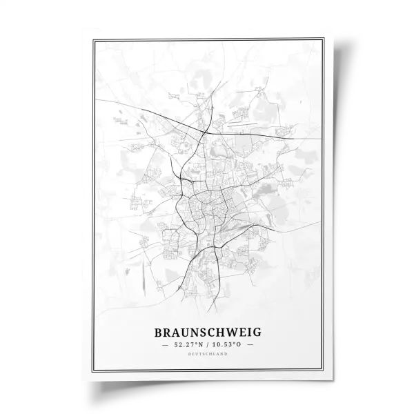 Das perfekte Poster für jeden Braunschweig-Liebhaber.