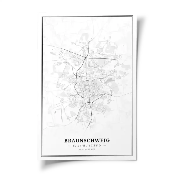 Das perfekte Poster für jeden Braunschweig-Liebhaber.