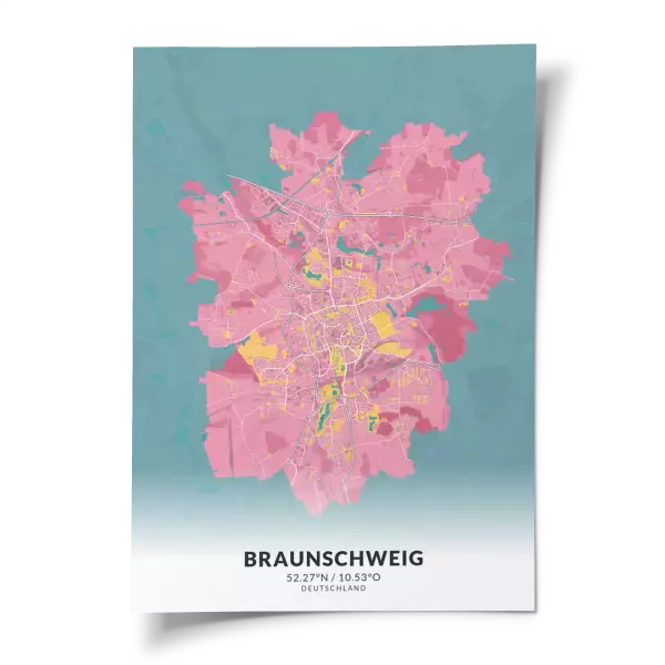 Das perfekte Poster für jeden Braunschweig-Liebhaber.