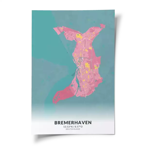 Das perfekte Poster für jeden Bremerhaven-Liebhaber.