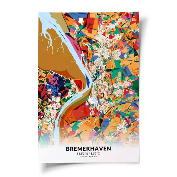 Das perfekte Poster für jeden Bremerhaven-Liebhaber.