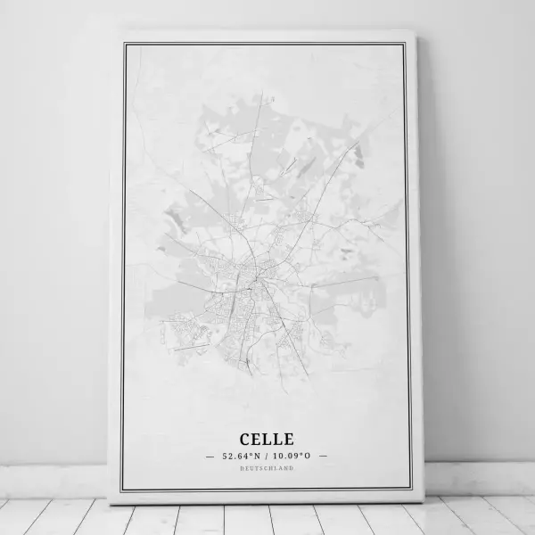 Zeige Deine Liebe zu Celle mit dieser Designer-Leinwand.