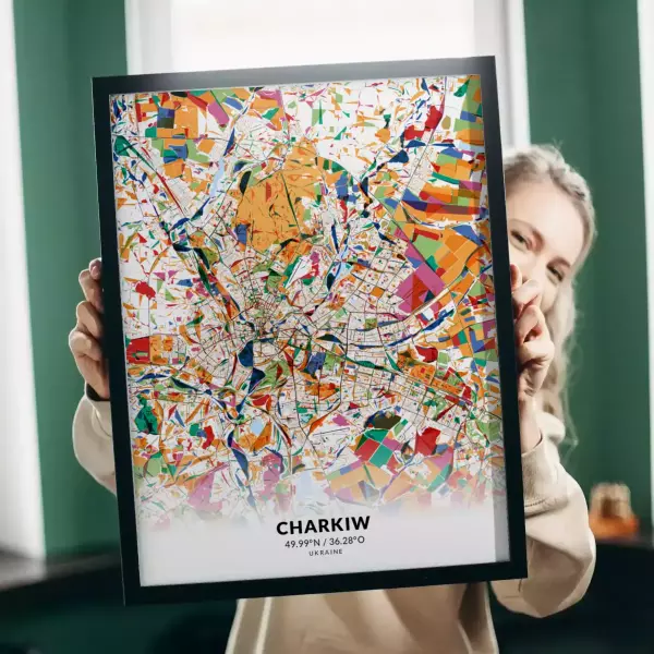 Charkiw im Stil Kandinsky