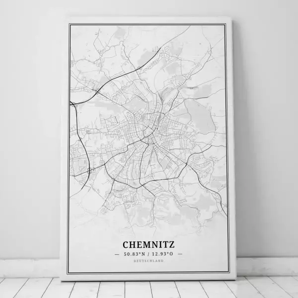 Zeige Deine Liebe zu Chemnitz mit dieser Designer-Leinwand.