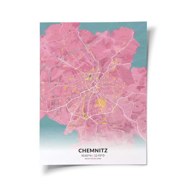 Das perfekte Poster für jeden Chemnitz-Liebhaber.