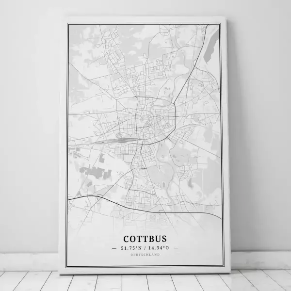 Zeige Deine Liebe zu Cottbus mit dieser Designer-Leinwand.