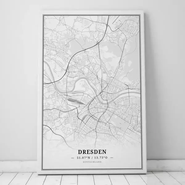 Zeige Deine Liebe zu Dresden mit dieser Designer-Leinwand.