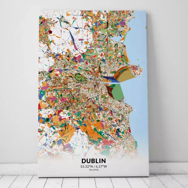 Zeige Deine Liebe zu Dublin mit dieser Designer-Leinwand.