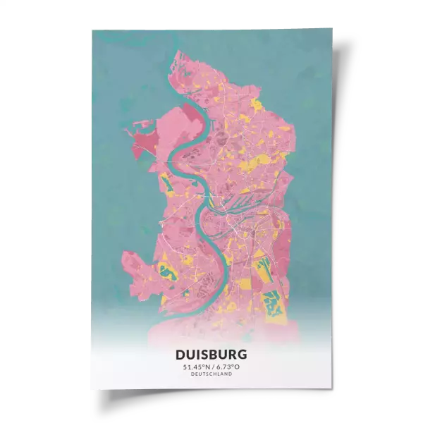 Das perfekte Poster für jeden Duisburg-Liebhaber.