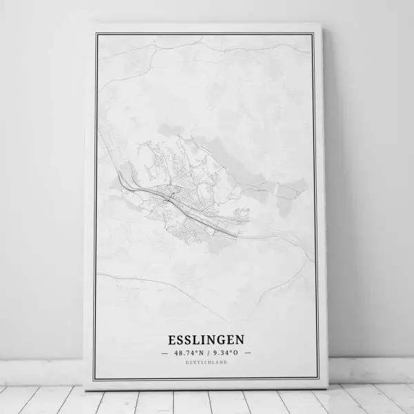 Zeige Deine Liebe zu Esslingen mit dieser Designer-Leinwand.