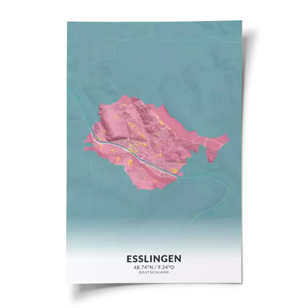 Das perfekte Poster für jeden Esslingen-Liebhaber.