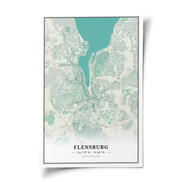 Das perfekte Poster für jeden Flensburg-Liebhaber.