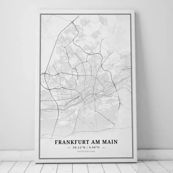 Zeige Deine Liebe zu Frankfurt Am Main mit dieser Designer-Leinwand.