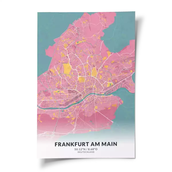 Das perfekte Poster für jeden Frankfurt Am Main-Liebhaber.